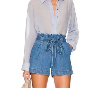 Denim Blue Women's Shorts L’AGENCE